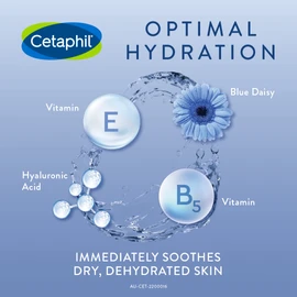 CETAPHIL Optimal Hydration Healthy Glow Daily Cream 48ml, 48 Hour Hydration, Face moisturiser for Dehydrated, Sensitive & Dry Skin, With Hyaluronic Acid, Hypoallergenic, Dermatologist Tested