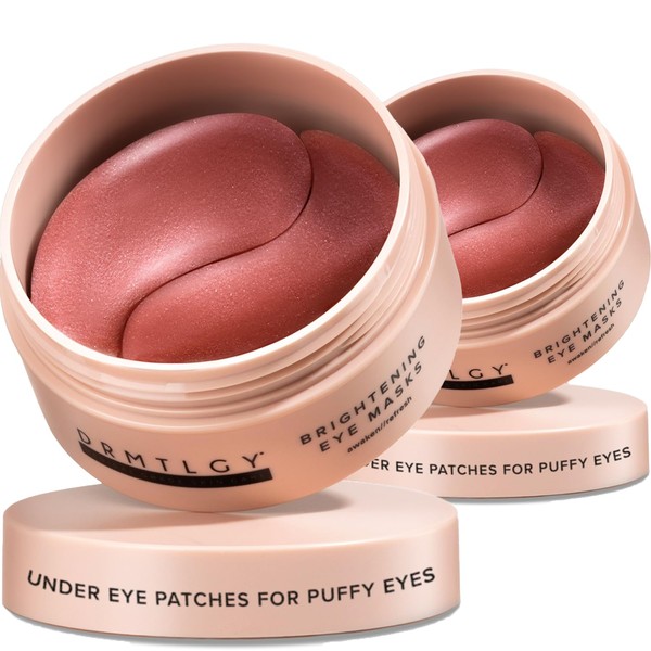 DRMTLGY Brightening Eye Masks (30 Pairs) - Caffeine Eye Masks