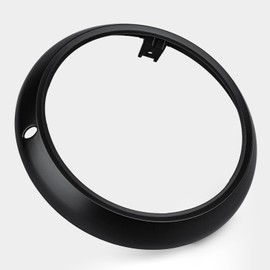 CHINGLAY Motorcycle Headlight Ring Bezel Rim Made of ABS: Compatible with Z900RS (2018-2024)/SE (2022-2023)/W800 CAFE (2019-2020)/W800(2020-2024) Headlight Decoration Cover Custom Parts (Matte Black