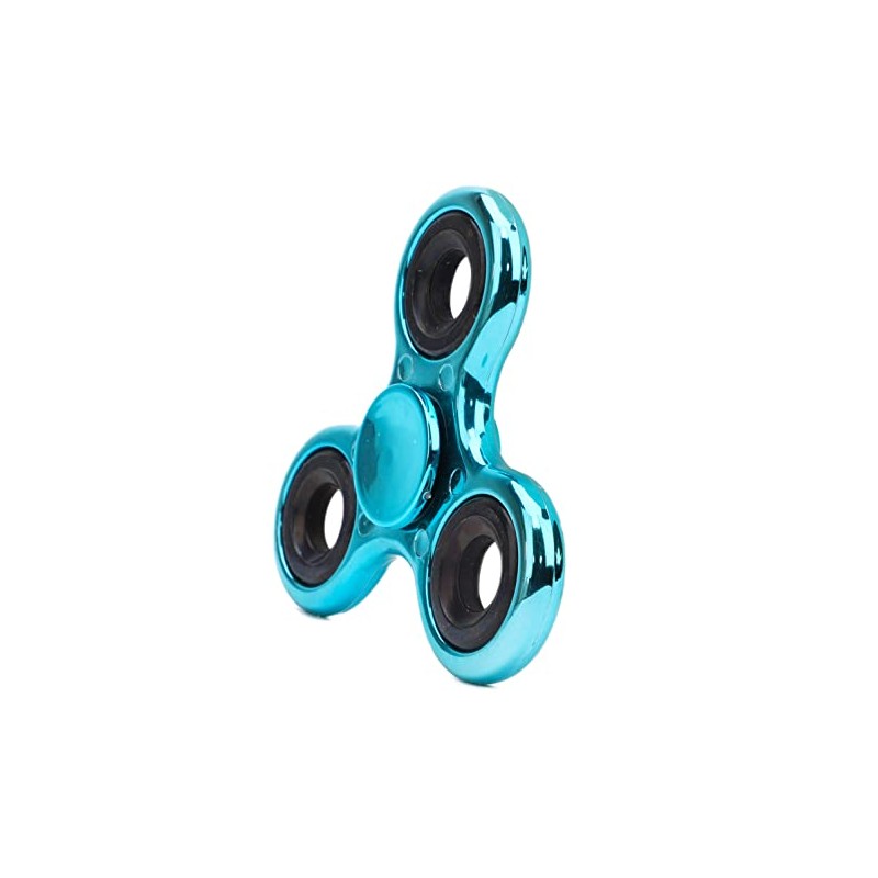 Toyland® Fidget Hand Spinner - Stress and Anxiety Relief (Metallic