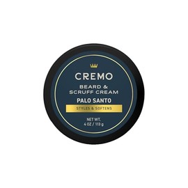 Cremo Beard & Scruff Cream, Palo Santo (Reserve Collection), 4 oz - Soothe Beard Itch, Condition and Offer Light-Hold Styling for Stubble and Scruff (Product Packaging May Vary)