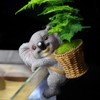 WAYUTO Koala Sculpture Flower Pot Hugger Climbing Koala Planter Pot