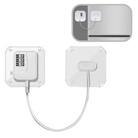 Neukkim Store Multi-Purpose Wire Lock for Refrigerators, Drawers & Doors Commercial White