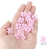 YISSION 40Pcs Mini Pink Flower Hair Clips with Rhinestone Cute