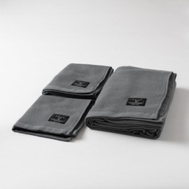 Imabari Towel, Sunhawkin Cotton, Single-Sided Gauze, Bath Towel, 1 Sheet, 23.6 x 47.2 inches (60 x 120 cm), Taged, Yawn, Luxury, Made in Japan, Solid, Imabari, Yoga, Gym, Bath, Spa (Grays, Bath Towel)