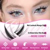 JIMIRE Lash Clusters Kit Manga Cluster Lashes Natural Look Wispy