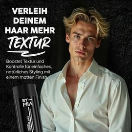 BY MIA Polvo Para Dar Volumen Al Cabello, 1.06 Oz (1.5 Veces Más Grande) | Aspecto Mate Natural | Cera En Polvo Para Dar Textura Al Cabello