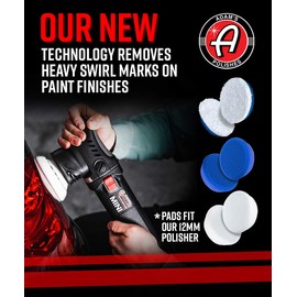 Adam's Premium Polisher Pads Bundle - Expertly Designed to Make Polishing and Paint Correction Easier and Quicker - Color Coded to Match with Recommended Polishes or Compounds (3.5" Pads Bundle)