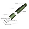ThruNite Saber 659 Lumens AA Rechargeable Flashlight EDC, High Performance