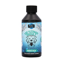Proflax Natural Omega Calm Oil Supplement for Dogs, 250ml - Provides High Level of Calming Support for Anxious Dogs and Puppies - Great for Dogs who Bark Excessively, Chew or are Destructive
