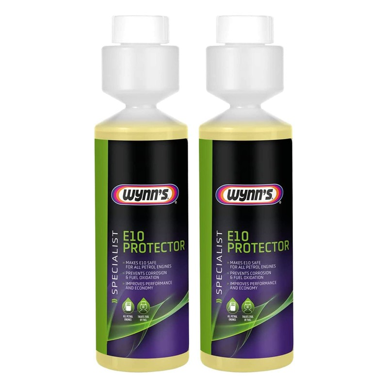 Wynns 2 x 250ml Specialist E10 Petrol Fuel Protector Makes