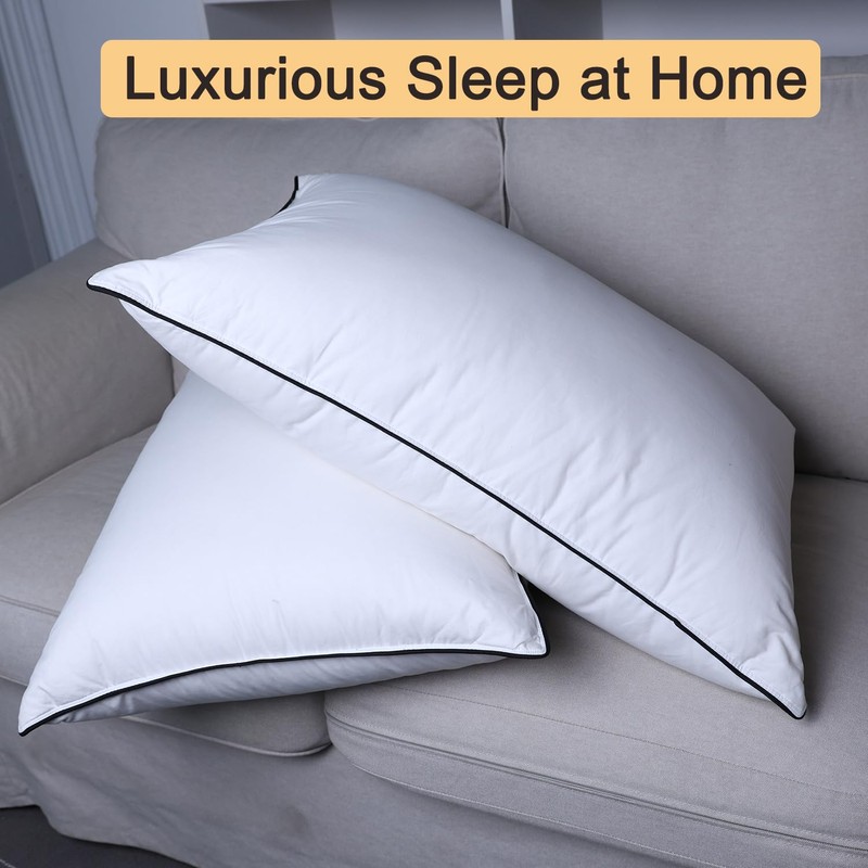 HYVIF Set of 2 Luxury Down Fiber Pillow - Soft