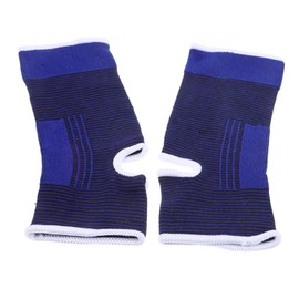 Kisangel 1pair Ankle Compression Sleeve Breathable Slip Ankle Support for Sports Washable Protector Sweat Absorption for Basketball Football and Martial Arts Blue