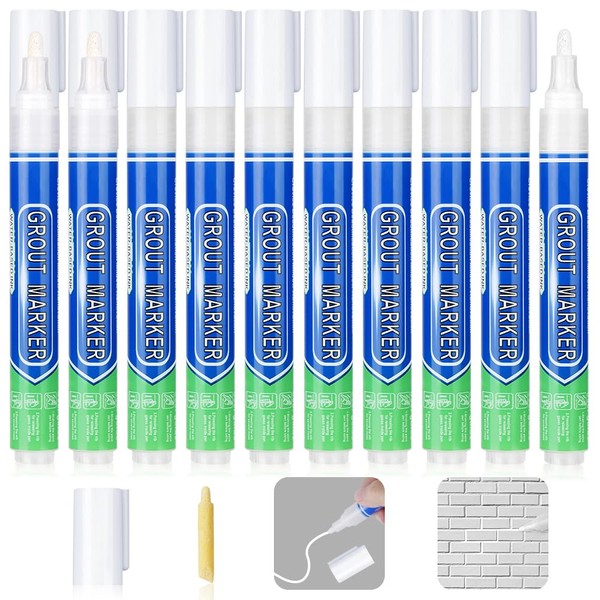 flintronic Grout Pen, Joint White for Easy Use, Grout Pen