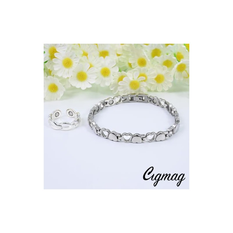Cigmag Cigmag Lymphatic Drainage Magnetic Bracelets for Women Ultra Strength
