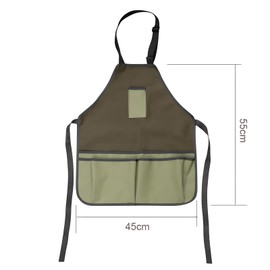 LHLZNB Garden Tool Apron Oxford Cloth Apron Waterproof Gardening Tool Apron with Pockets Multifunction Garden Apron Wear, gardening apron，Cooking, Cleaning and Woodworking