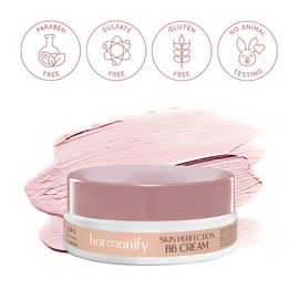 HARMONIFY BB Moisturizing Cream with Hyaluronic Acid and Vitamin E, Body and Face Moisturizer for Dry Skin | Daily Moisturizer, Oil-Free, Fragrance Free, Non-Comedogenic, Made in Europe