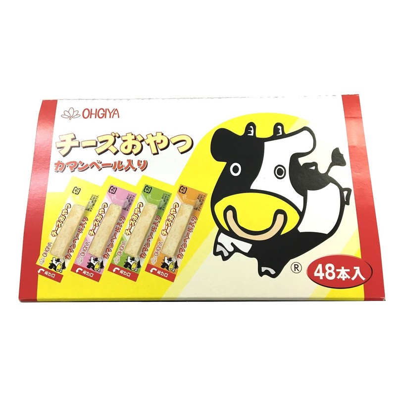 Ogiya Foods Cheese Treats with Camembert, 48 Bottles x 2