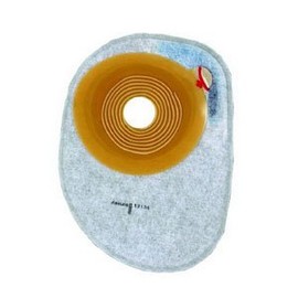 Assura 1-Piece Closed Pouch Oval Precut 1-3/8", Transparent - 30 Each / Box