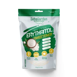 Seba Garden Seba Garden 100% Erythritol Sweetener 1kg (2.2 lb), Natural Granulated Zero Calori Sugar Replacement, Keto Friendly Non GMO