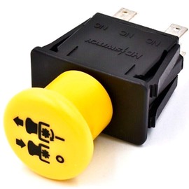 HD Switch Free 10 AMP Upgrade Blade Clutch PTO Switch Replaces Great Dane, EverRide AM118802 Fits: Fury, ZT Series, Chariot LX