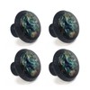 Artinhand 4 Pack Earth Kitchen Cabinet Knobs Round Drawer Pulls