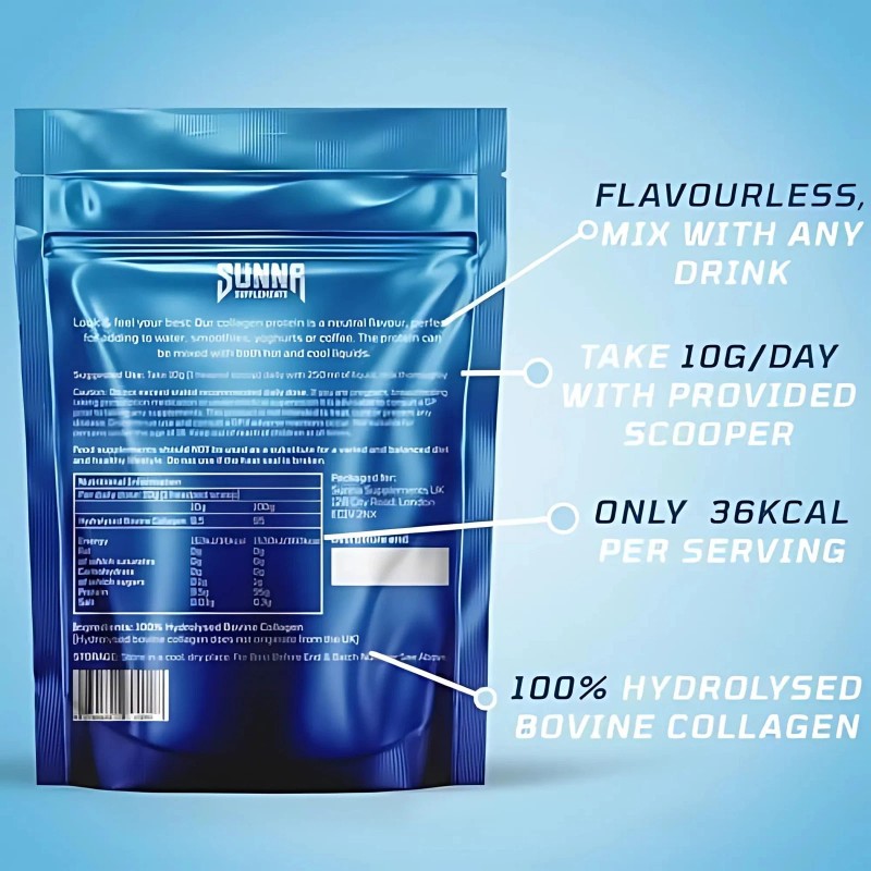 SUNNA SUPPLEMENTS - Halal Bovine Collagen Protein Powder for Hair