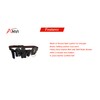 ANVI GLOBAL Scaffolding Belt | 6-Piece Tanned Split Leather Scaffold