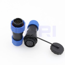 DRR SD20 Waterproof Aviation Connector Pair In-line Plug with Socket 4Pin IP68 for Solar Energy System