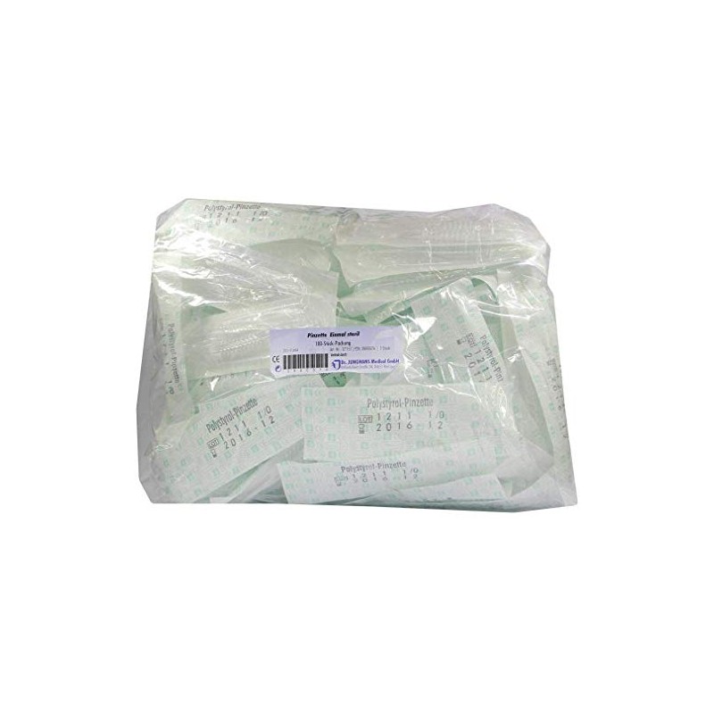 Disposable Tweezers Sterile Pack of 100