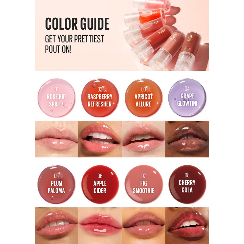 Kaja Juicy Glass Lip Plumping Oil | Hydrating, Feel Plumped