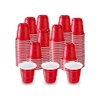 INFLANDO TU NEGOCIO Vasos Shot Tequileros Rojos Reutilizables 2 oz