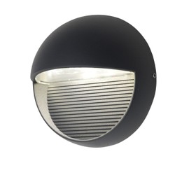 Eco Light Modern LED Außenwanl Light Radius 440LM 9 W Diameter 16.5 cm Anthracite 1865 Gr