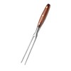 IMEEA Wood Handle Carving Fork, 11.4 inches (29 cm), Stainless