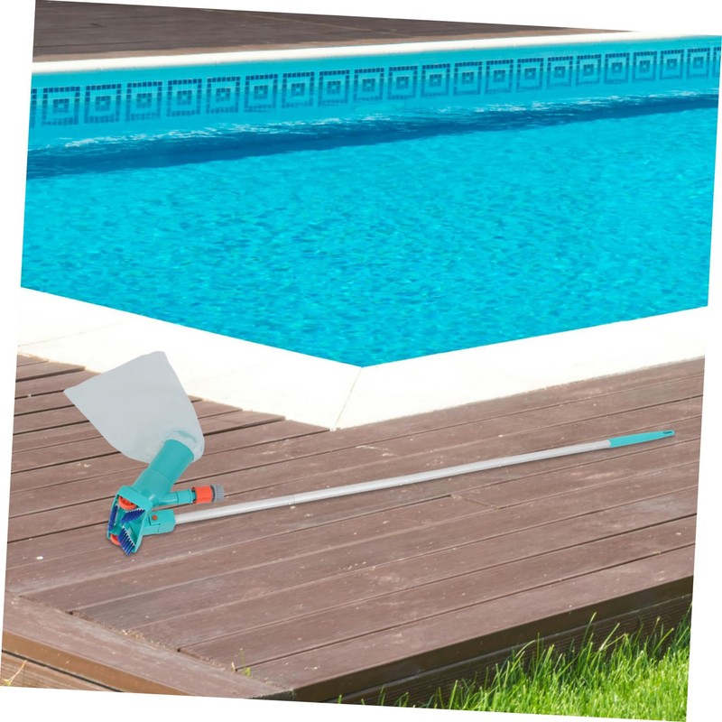 KONTONTY Versatile Pool Vacuum Long Pole Brush for Residential Commercial