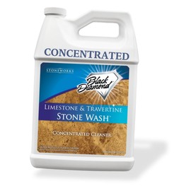 Black Diamond Stoneworks Natural Stone Cleaner - Limestone, Slate & Travertine Cleaner - Natural Stone Shower Cleaner for Marble - Concentrated PH Neutral Stone Floor Cleaner - 1-Gallon.
