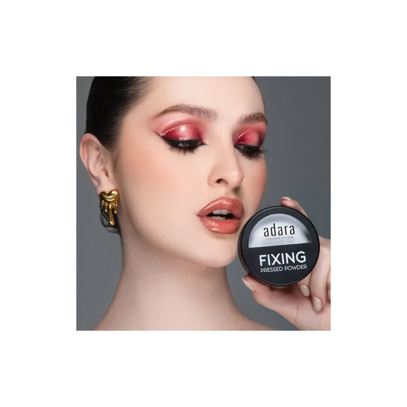 Polvo Compacto Traslúcido Fixing Adara Tono 01 Translucent