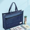IPENNYE Tote Bag, Handbag, File Bag, A3 Size, Mesh, Large