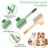 Olgary 2 Stück Selbstreinigender Flohkamm für Katzen & Hunde –