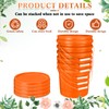 Ziliny 6 Pcs 2 Gallon Plastic Bucket Pail Container with