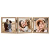 ORIVAN 5x5 Triple Picture Frame Hinged 3 Photos Folding Photo