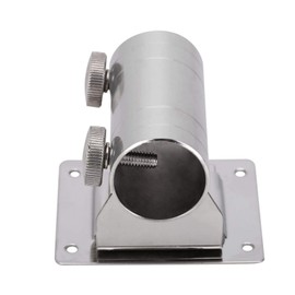 Umbrella Base Stainless Steel Detachable Umbrella Holder High Strength Adjustable Stainless Steel Umbrella Holder Bracket Stand Base for Fishing Box