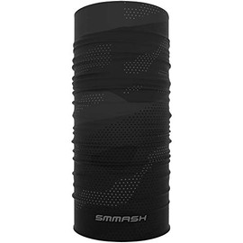 SMMASH Printed Multifunctional Scarf for Cycling Running Outdoor Training Mouth Guard Bandana Neck Warmer for Women Men Made in EU