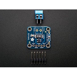 Adafruit INA169 60V 5A DC Current Sensor Breakout - Analog Output, High Side Current Measurement, 5-pin Header & 3.5mm Terminal Plug