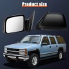 imcarpart Black Power Mirrors For 88-98 Chevy C/K 1500 Tahoe