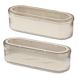Soporte para Esponja de Maquillaje, 2 uds., con 4 Compartimentos