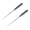 Jagowa 2 Pcs Fishing Hook Removal Stainless Steel Disgorger with