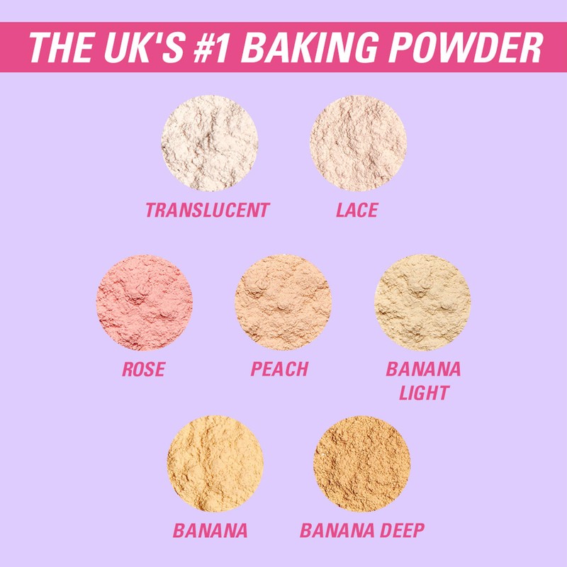 Revolution Loose Baking Powder, Rose, 30g