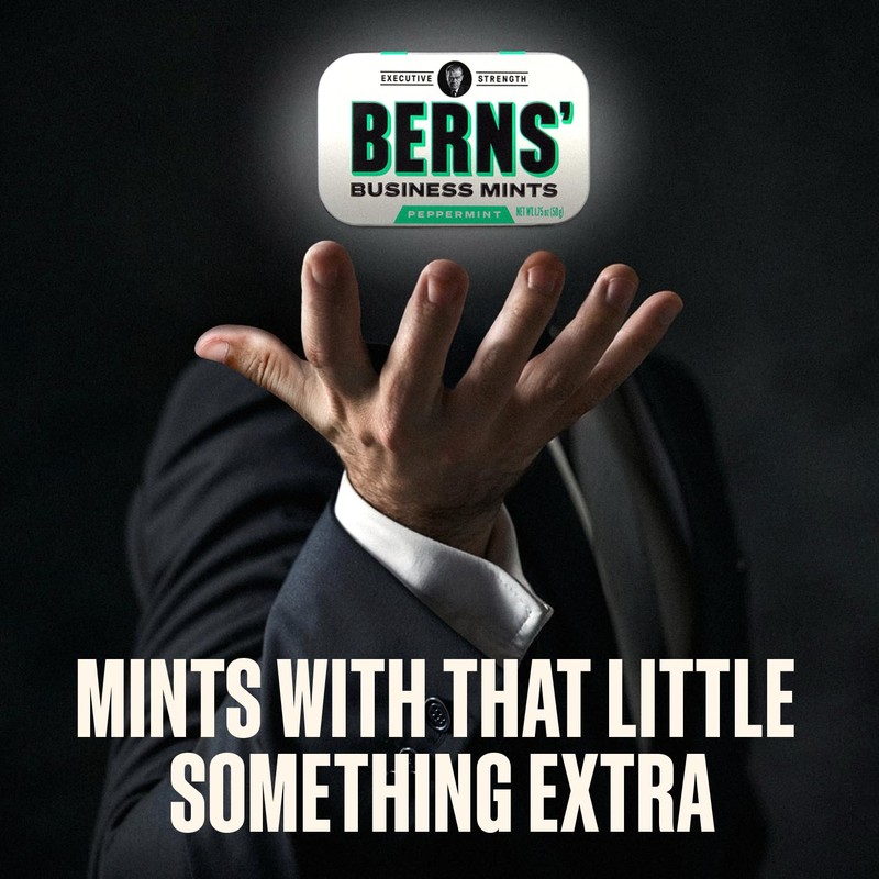 Berns' Business Mints Office Pack - Pack of Six