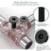 GOHODOMINO M6×10mm Flat Head Socket Cap Screws, Nuts, Flat Washers,